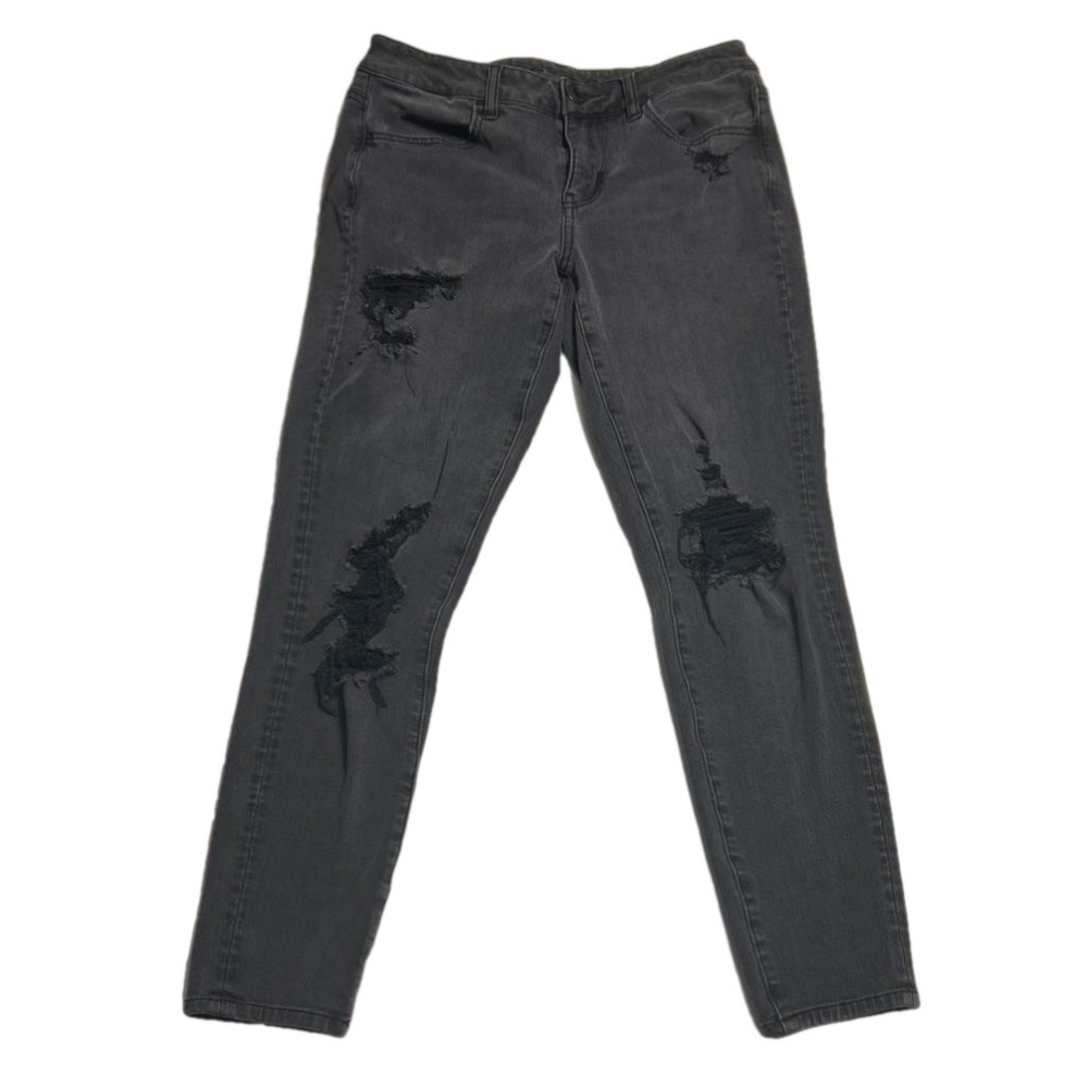 AMERICAN EAGLE “Super Stretch” Distressed Jeans Size: 6 Short